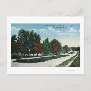 Postal Vista norte de la calle Bradley