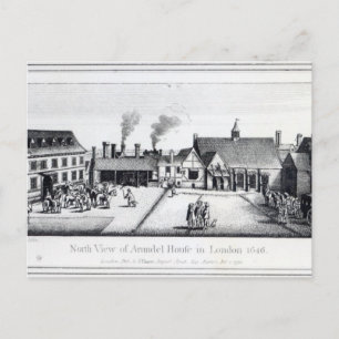 Postal Vista Norte de la Casa Arundel en Londres