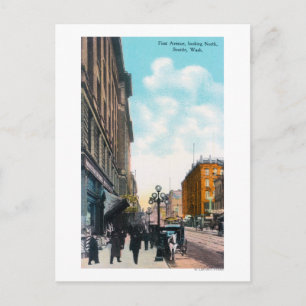 Postal Vista norte desde la Primera Avenida