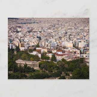 Postal Vista panorámica de Atenas