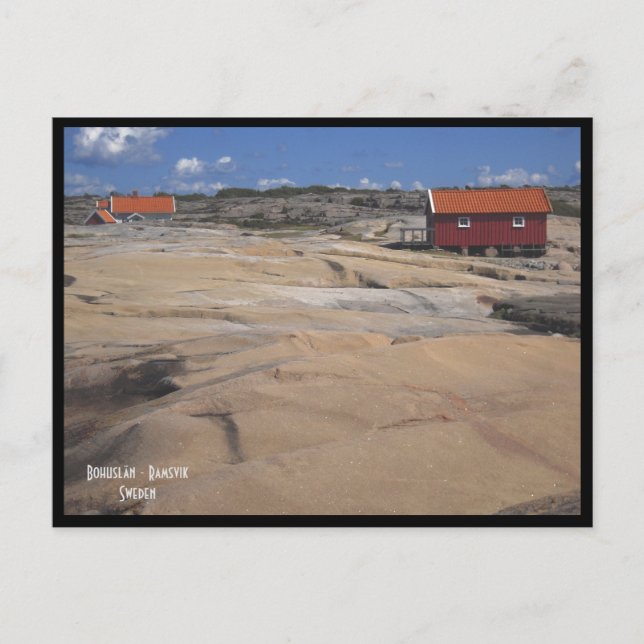 Postal Vista panorámica de Bohuslän, Ramsvik - Suecia (Anverso)