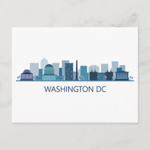 Postal Vista panorámica de ciudad   Washington D.C.