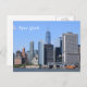 Postal Vista panorámica de la ciudad de Nueva York de Est (Anverso / Reverso)