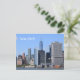 Postal Vista panorámica de la ciudad de Nueva York de Est (Anverso de pie)