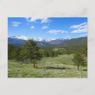 Postal Vista panorámica de Rocky Mountain