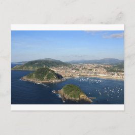 Postal Vista panorámica de San Sebastián