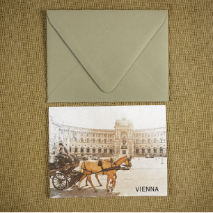 Postal Vista panorámica de Viena Austria City