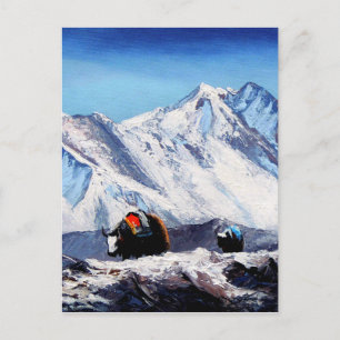 Postal Vista panorámica del área de campo bajo de la