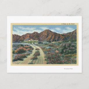 Postal Vista panorámica del desierto de California