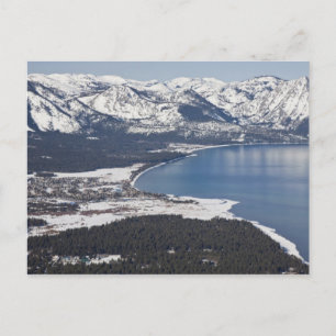 Postal Vista panorámica del lago Tahoe, EE.UU.