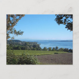 Postal Vista panorámica sobre el lago de Constanza