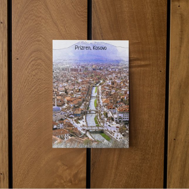 Postal Vista Prizren Kosovo (prizren kosovo postcard)