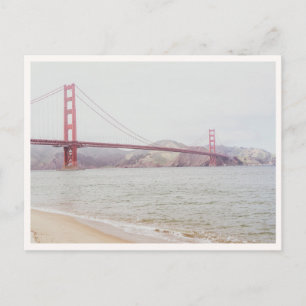 Postal Vista retro de San Francisco Puente Golden Gate Ma