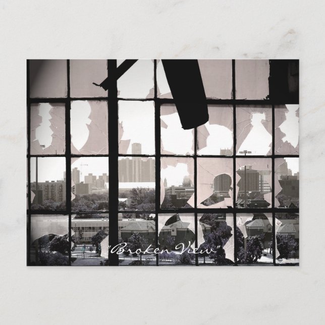 Postal Vista rota (postal) (Anverso)