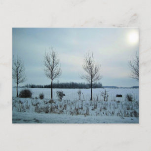 Postal Vista rural en Quebec, Canadá