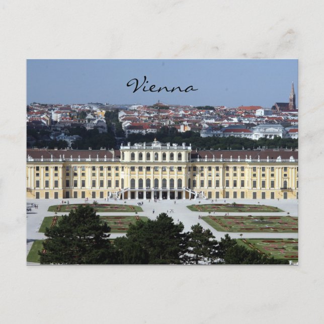 Postal vista schönbrunn (Anverso)