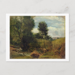 Postal Vista sobre el río Sid, cerca de Sidmouth, c.1852