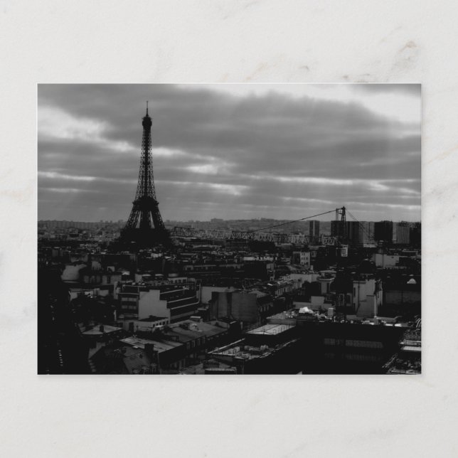Postal Vista sobre París (Anverso)