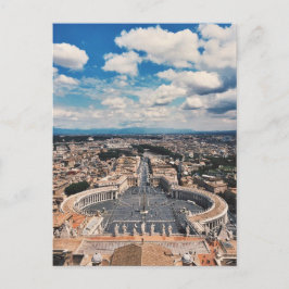 Postal Vista superior de Ciudad del Vaticano