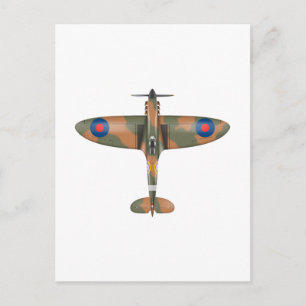 Postal vista superior de Spitfire