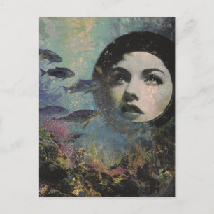 Postal Vista surrealista del mar