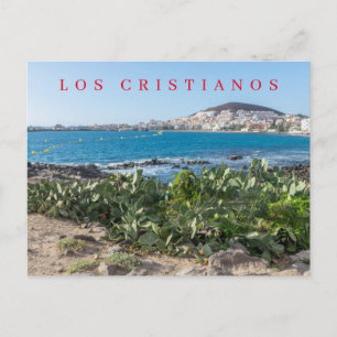 Postal vista Tenerife Los Cristianos