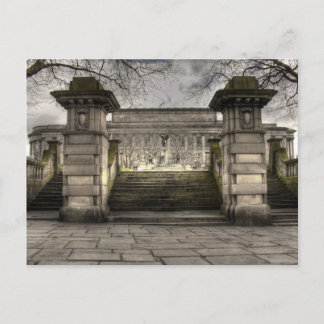 Postal Vista trasera del Liverpool St Georges Hall, Reino