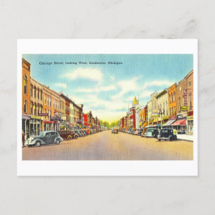 Postal Vista Vintage de Coldwater, Michigan,
