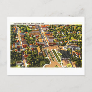 Postal Vista vintage de Dover, Delaware,