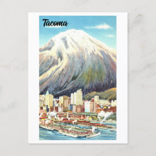 Postal Vista Vintage de Tacoma, Washington,