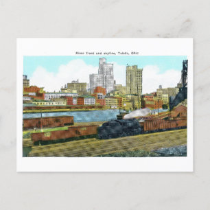 Postal Vista vintage de Toledo, Ohio,