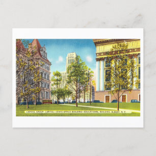 Postal Vista Vintage del Capitol Group en Albany, Nueva Y