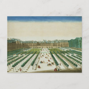 Postal Vista y perspectiva del Palais Royal del