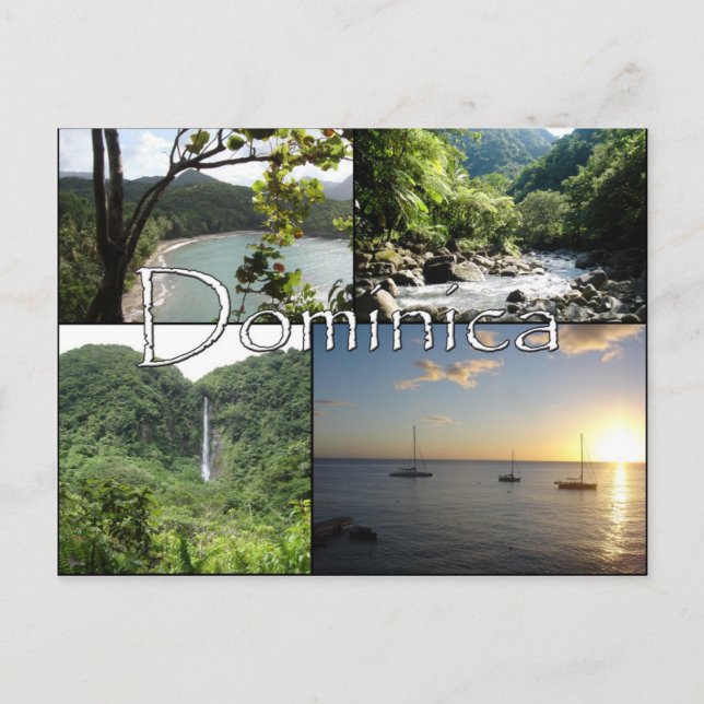 Postal Vistas a la carta de Nature Isle (Anverso)