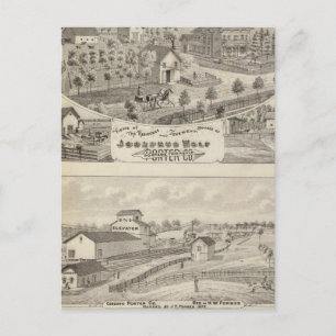 Postal Vistas a la residencia Josephus Wolf