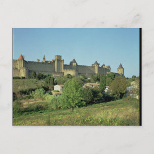 Postal Vistas a las murallas de la ciudad