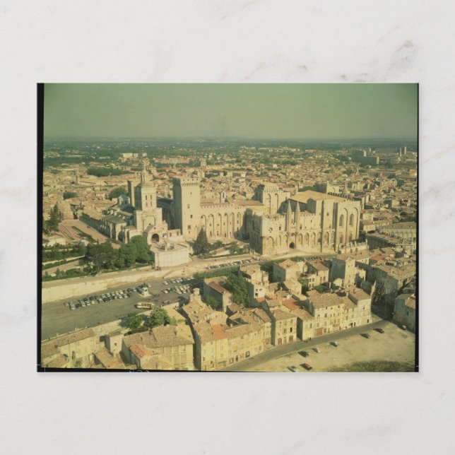 Postal Vistas aéreas del Palacio (Anverso)