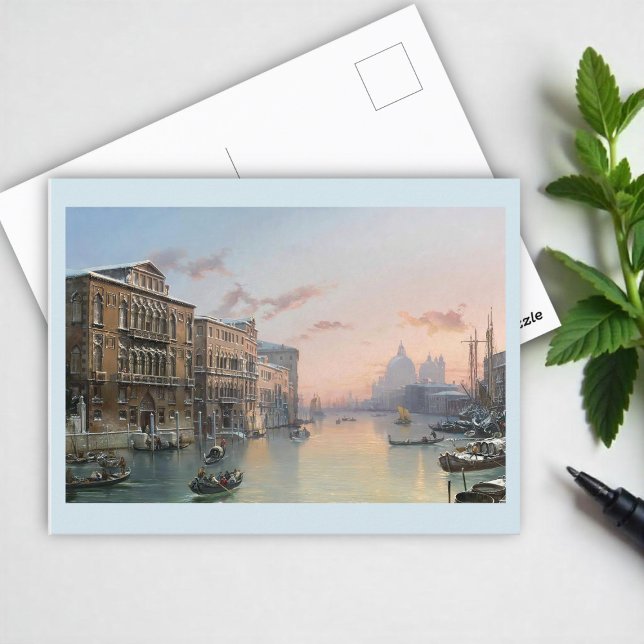 Postal Vistas Al Gran Canal De Venecia En Invierno (Subido por el creador)