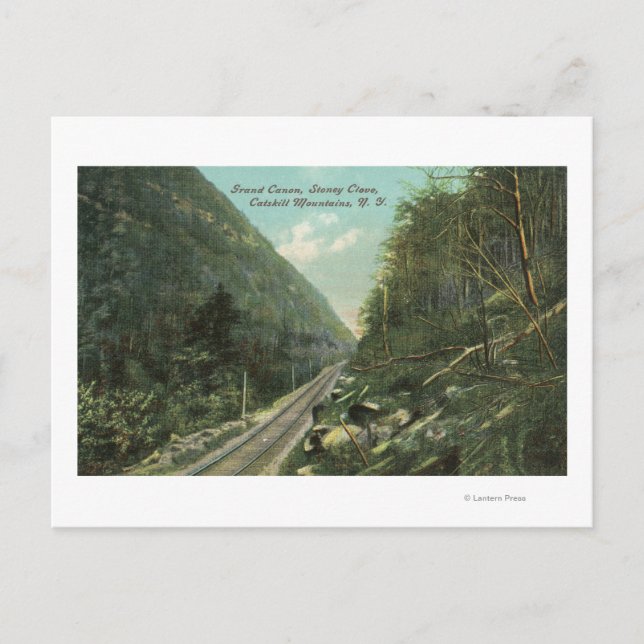 Postal Vistas al Gran Cañón y al Clove Stoney (Anverso)
