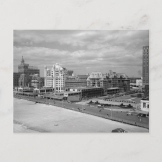 Postal Vistas al paseo marítimo de la ciudad atlántica