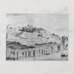 Postal Vistas al puerto de la ciudad de Lyon