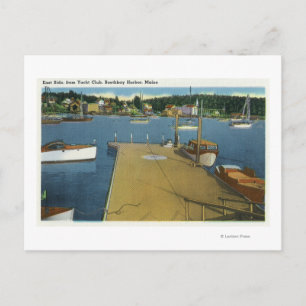 Postal Vistas al puerto desde el lado este del club náuti