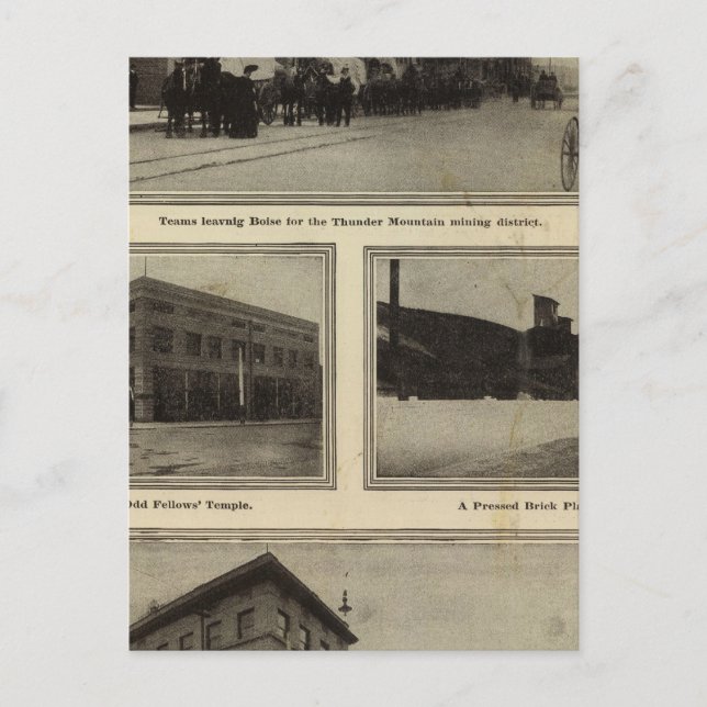 Postal Vistas, Boise, Idaho (Anverso)