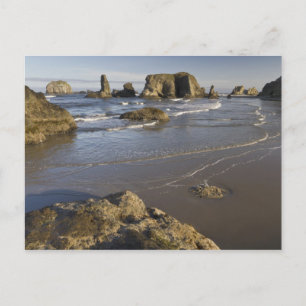 Postal Vistas costeras, Bandon, Oregon
