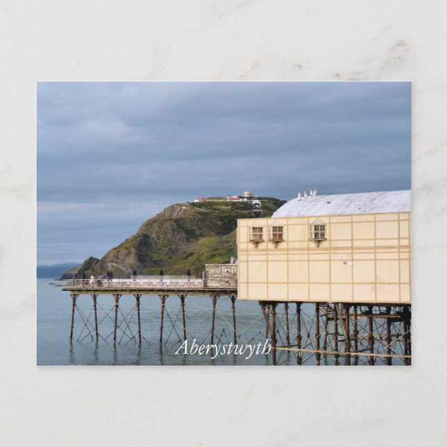 POSTAL VISTAS DE GALES (Anverso)