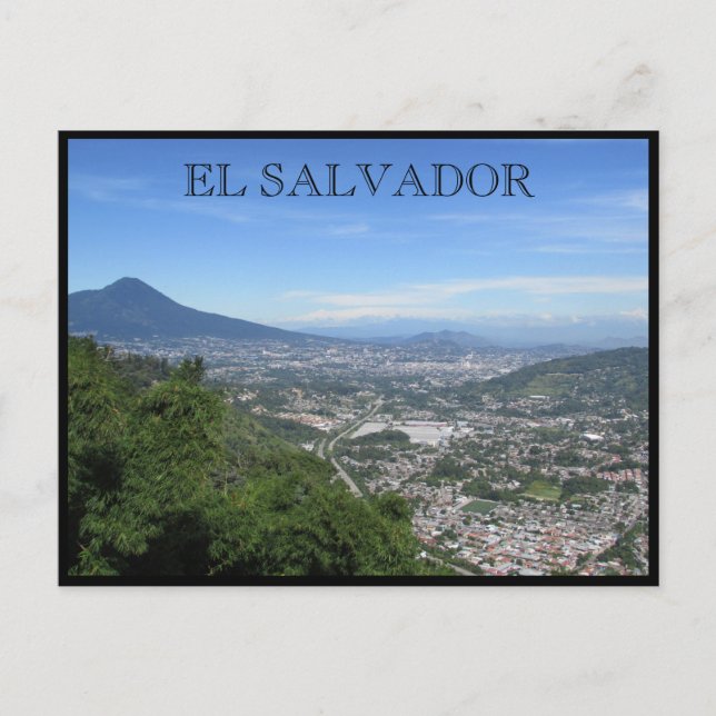 Postal vistas de san salvador (Anverso)