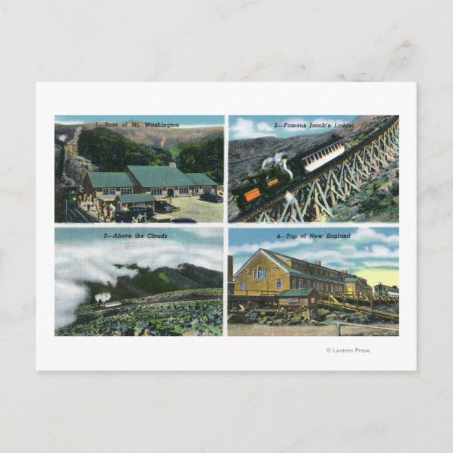 Postal Vistas escénicas del viaje hacia la Cumbre (Anverso)