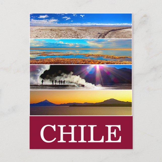 Postal vistas naturales chile (Anverso)