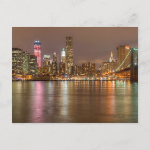 Postal Vistas panorámicas a la ciudad de Nueva York