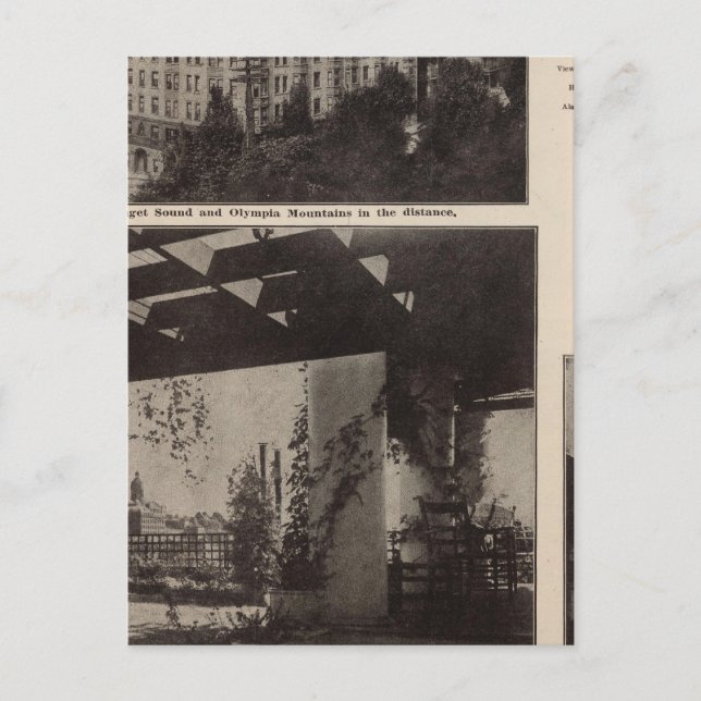 Postal Vistas, Seattle (Anverso)